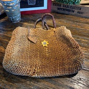DKNY Beach Straw Bag Ombré